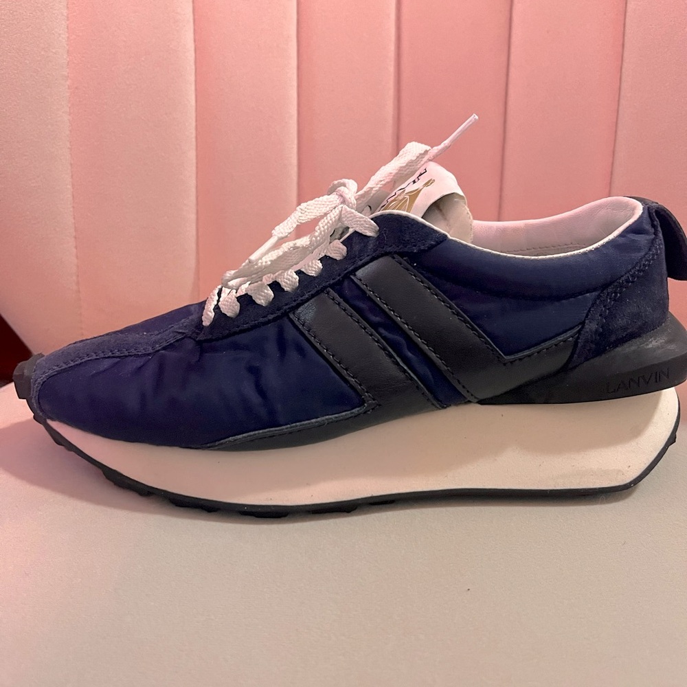 LANVIN NYLON BUMPER SNEAKERS SIZE 36